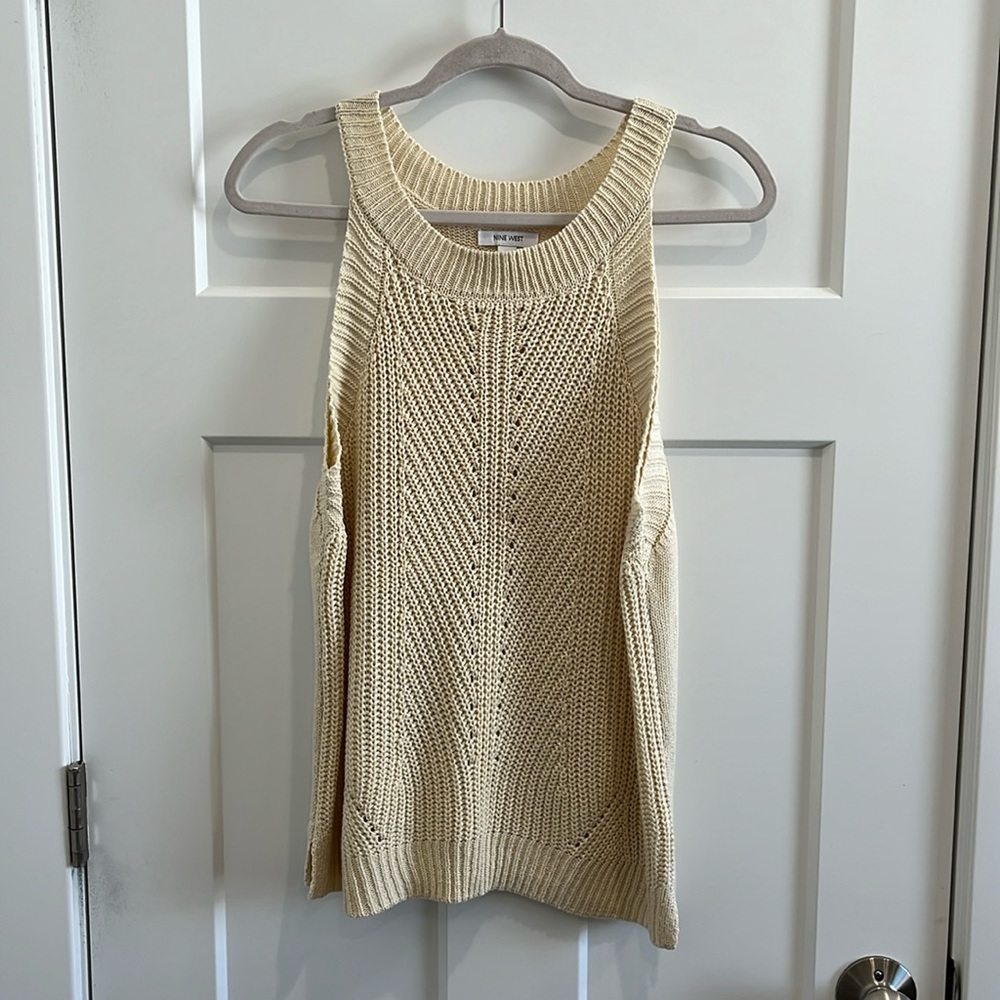 Nine West tank top sweater, size XL